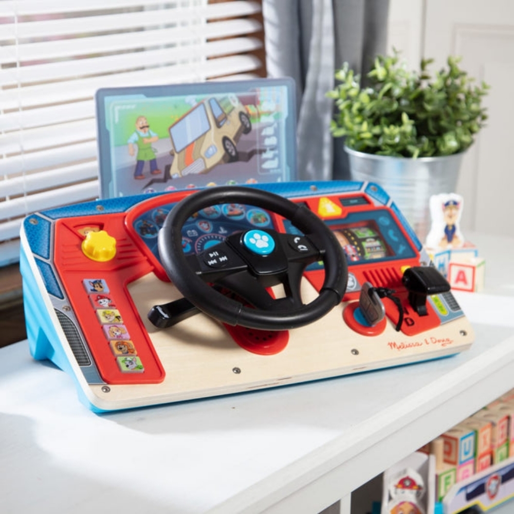Melissa & Doug PAW Patrol Rescue Mission Wooden Dashboard & Wheel